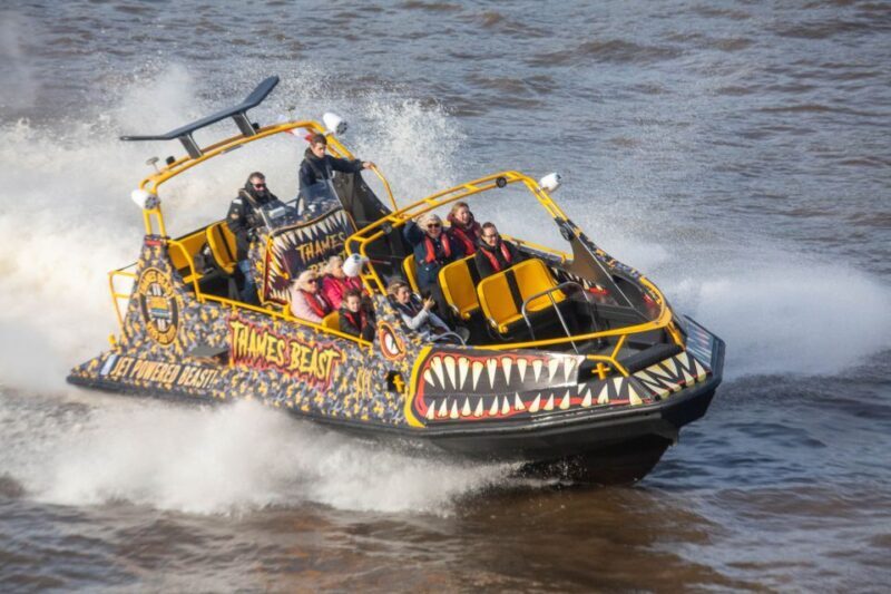 London: 40-Minute Thames Beast Jetboat Tour - The Thrill of the Ride