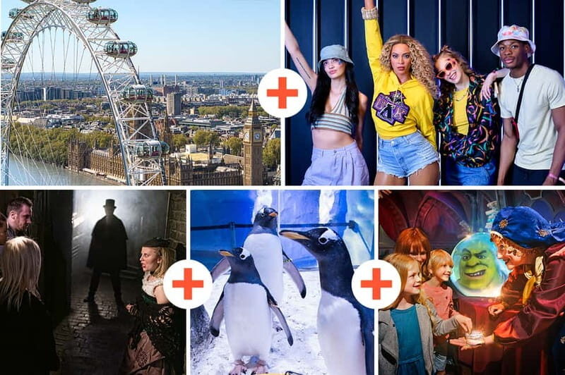 London: 5 Top Attractions Pass with Madame Tussauds - Practical Details and Tips