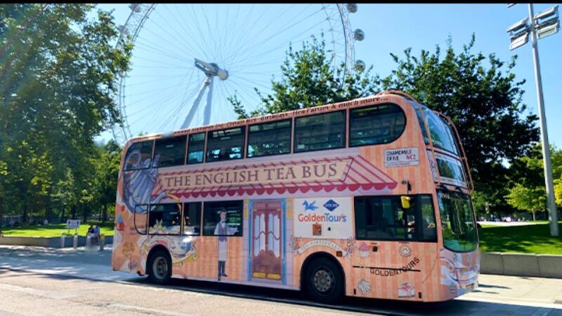 London: Afternoon Tea Bus with a Glass of Prosecco - The Sum Up