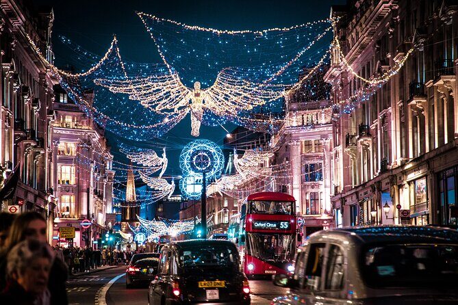 London by Night Walking Tour with Christmas Lights - Key Points
