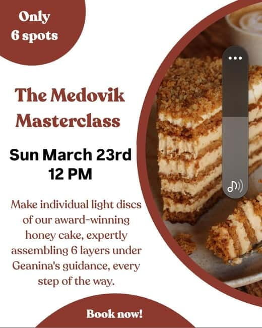 London: Medovik Cake Masterclass with Prosecco - The Details: What to Expect on the Day