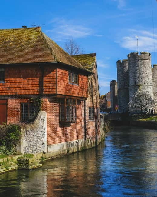 London to Leeds Castle and Canterbury Town Return - Key Points