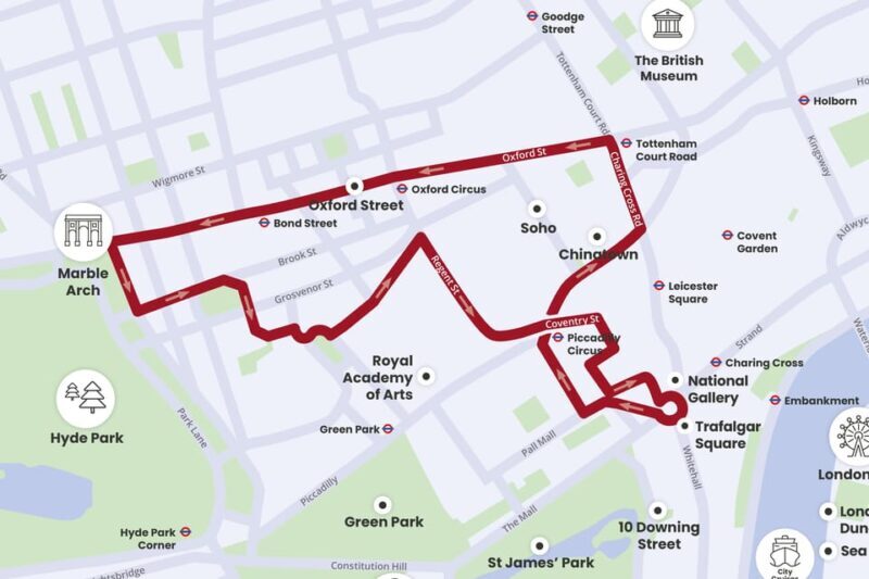 London: Tootbus Christmas Lights Tour incl walking tours - London: Tootbus Christmas Lights Tour incl walking tours — A Festive Ride Through the Capital’s Holiday Spirit