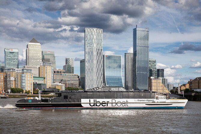 London: Uber Boat - Single Journey River Thames Cruise - Key Points