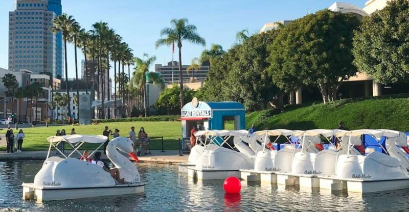 Long Beach: Swan Boat Rental at Rainbow Lagoon - An Enjoyable and Accessible Water Adventure in Long Beach