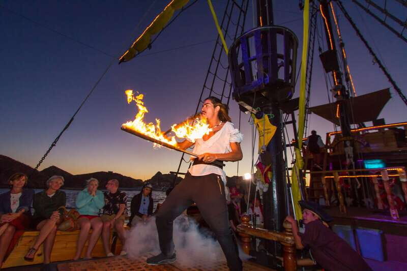 Los Cabos: Pirate Ship Sunset Cruise & Show with Dinner - The Experience in Detail