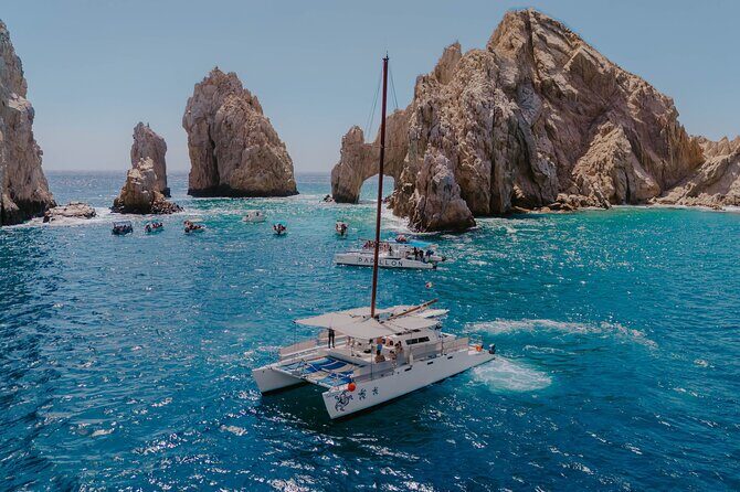 Los Cabos Private Catamaran Cruise with Snorkeling & Open Bar - Key Points