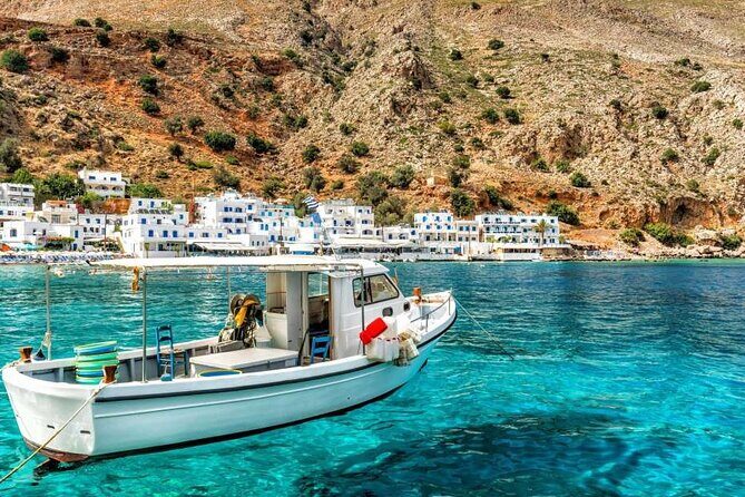 Loutro and Sweet Water Beach from Sfakia - The Sum Up