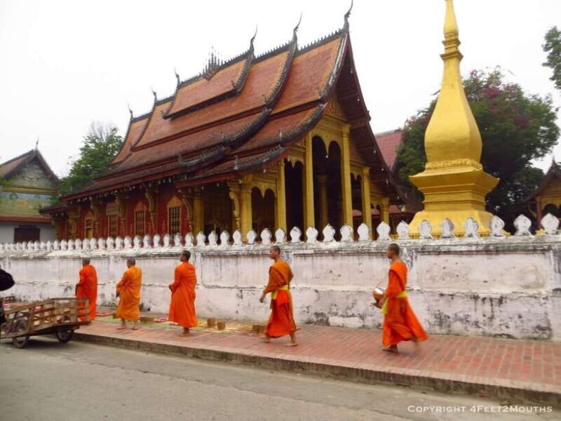 Luang Prabang: Foodie Walking Tour & Monk Blessing - Key Points