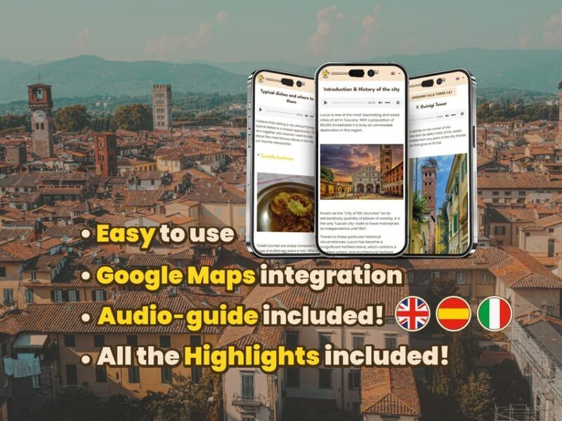 Lucca: Digital guide made with a Local for your tour - An In-Depth Look at Your Lucca Digital Tour Experience