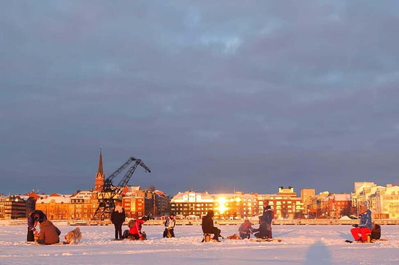 Lulea: Ice Fishing Tour in the heart of the city with Guide - The Itinerary: What You Can Expect from Your Ice Fishing Adventure