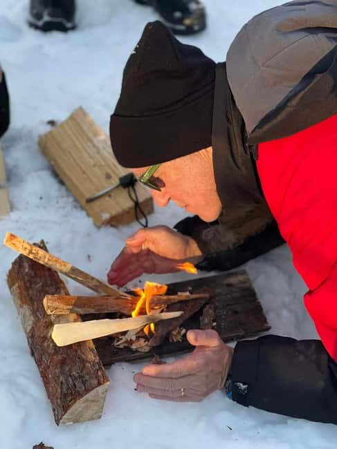 Lulea: Nordic Skills and Bivouac Building with Lunch - The Comforts of Swedish Hospitality