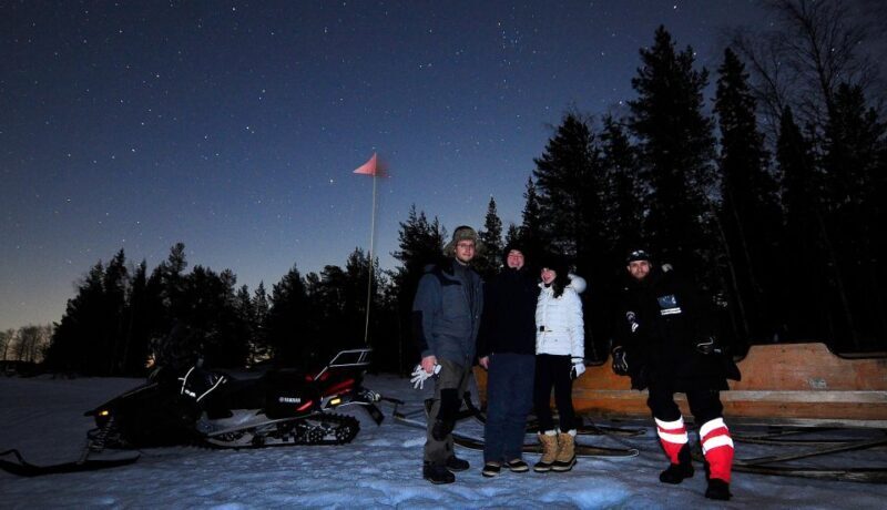 Luleå : Northern Lights Tour on a Snowmobile drawn Sled - Luleå : Northern Lights Tour on a Snowmobile Drawn Sled