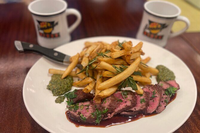 Lunch & Dinner: Filet Mignon, Salad & Unlimited Fries - A Hearty Taste of New York at Brooklyn Diner 57th Street