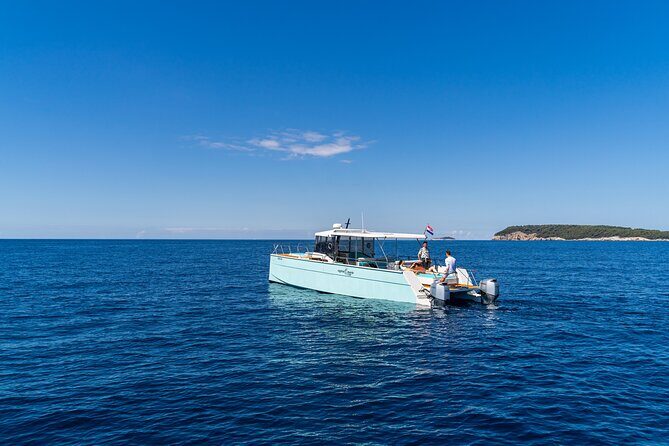 Luxury Blue Cave and Elaphiti Islands Small Group Tour - Water and Amenities on Board