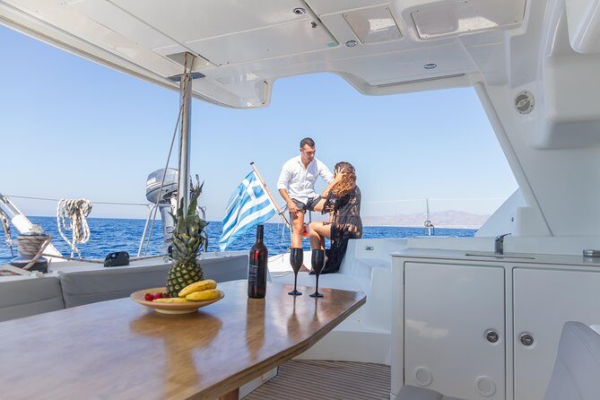 Luxury Catamaran Semi private cruise with meals & drinks and transportation. - Frequently Asked Questions