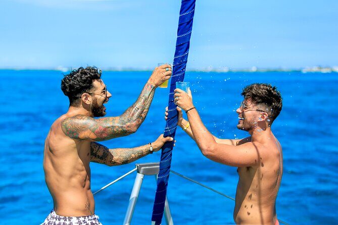 Luxury Catamaran to Isla Mujeres, Snorkeling, Buffet and Ice Bar - An Authentic Caribbean Day with a Balanced Mix of Fun and Relaxation