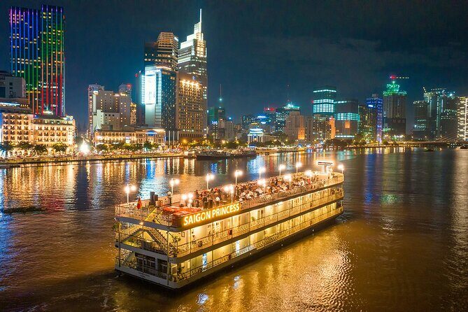 Luxury Dinner on Saigon Ben Thanh Princess Cruise with 3 Course - A Night on the Water: The Luxury Saigon Dinner Cruise Experience