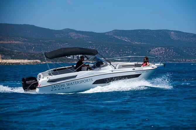 Luxury- Karnic SL701 Private Self-Drive Boat Hire - Exploring the Cyprus Coastline with the Karnic SL701 Self-Drive Boat