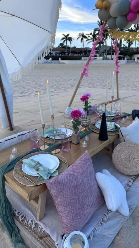 Luxury oceanfront picnic in Los Cabos - The Sum Up