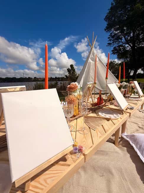 Luxury Outdoor Sip & Paint Experience- Near Miami - A Creative Escape Near Miami: The Luxury Outdoor Sip & Paint Experience