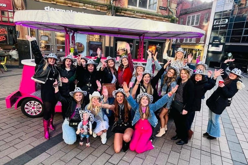 Luxury Pink Hen Party Bike Tour of Belfast - Exploring the Pink Party Bike Experience