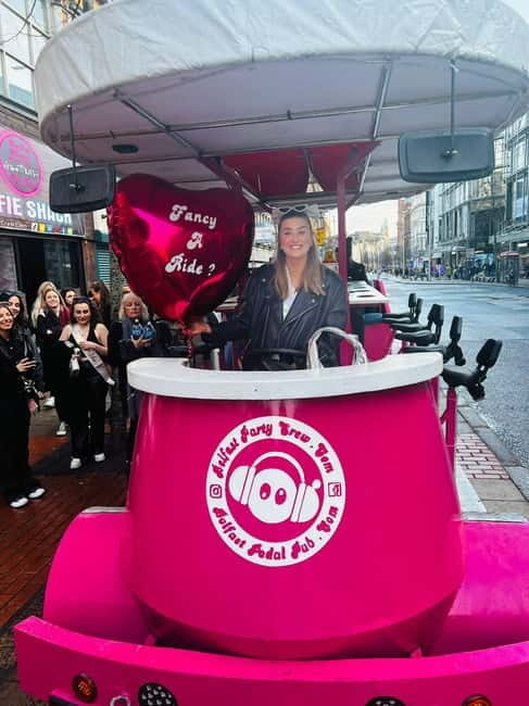 Luxury Pink Hen Party Bike Tour of Belfast - The Sum Up