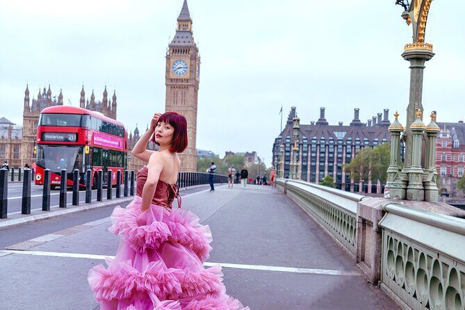 Luxury Pinky Dress Photoshoot in London Photographer - Why This Experience is a Great Value