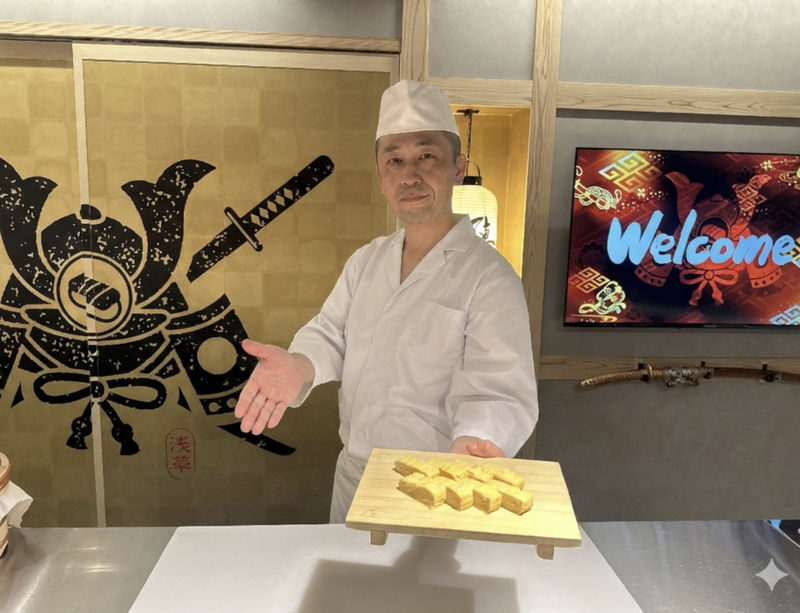 Luxury Samurai Sushi Dining Show in Asakusa Tokyo - The food, and what the price buys