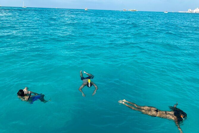 Luxury Sunset Lagoon Tour with Wine & Beer | MasterCraft Boat 2hr - A Perfect Sunset Cruise in Cancun: Luxury Lagoon Tour with Drinks & Snorkeling
