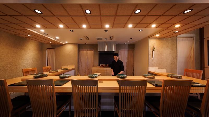 Luxury Sushi Counter Experience | Sushi Course & Toast with Sparkling Sake - Sake, from a sparkling toast to rare labels