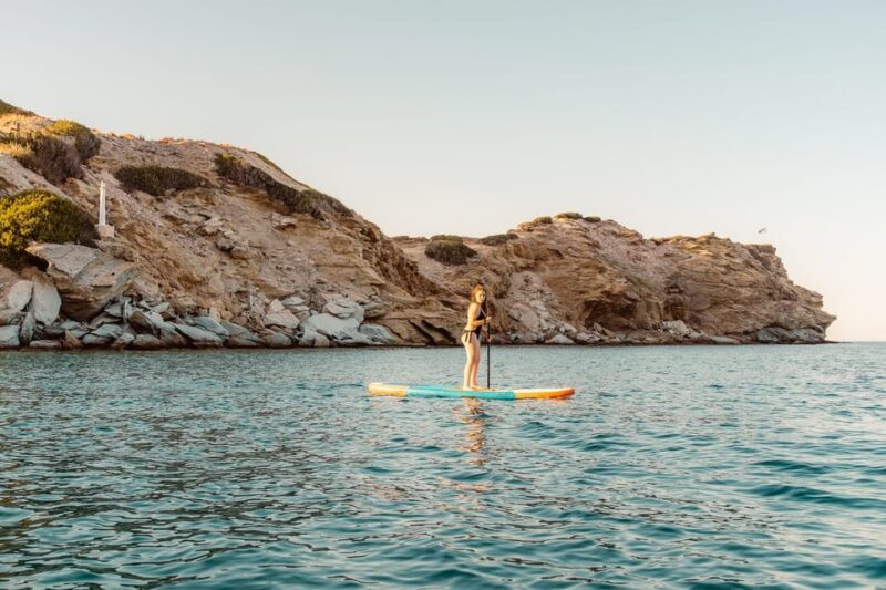 Lygaria Beach: Stand-up Paddle Board (SUP) with or w/o E-Fin - Key Points
