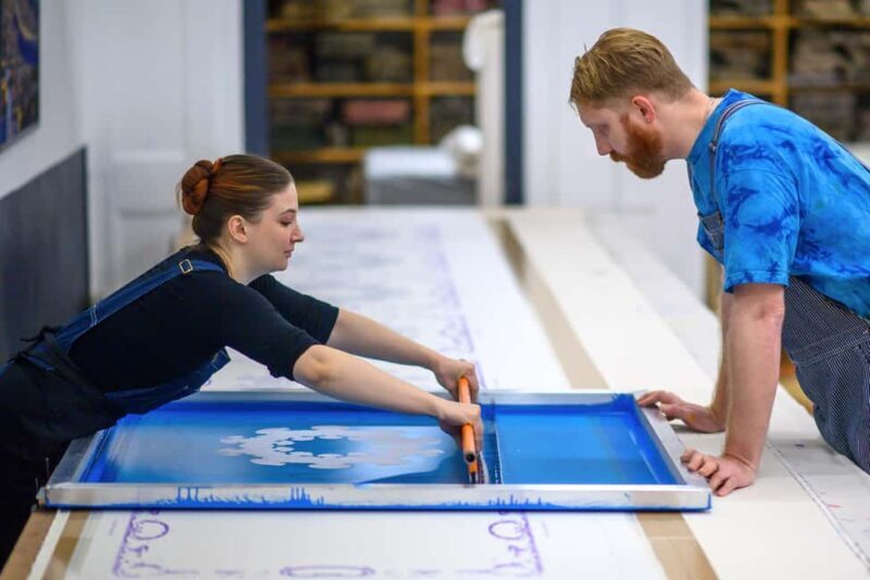 Lyon: Create your own traditional Lyonnais silk square - Exploring the Silk Workshop Experience in Lyon