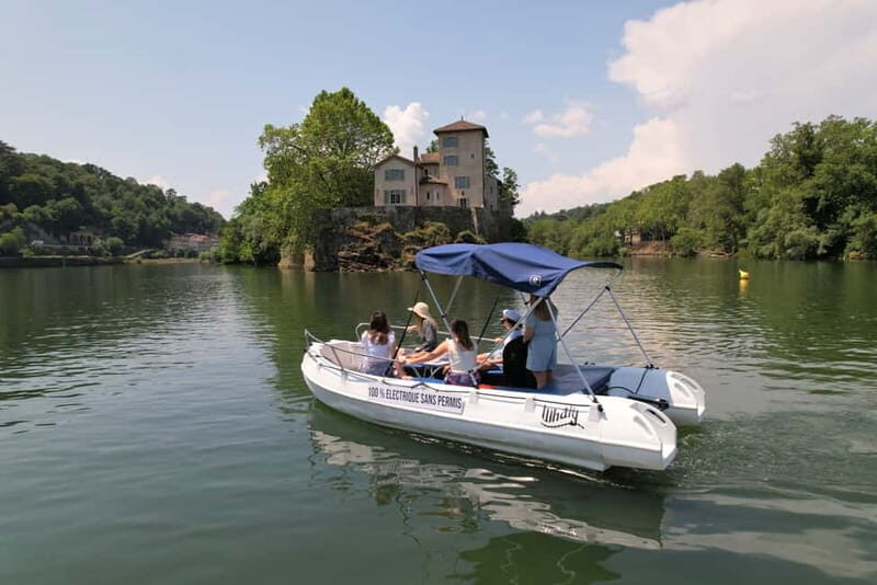 Lyon: from Confluence to Barbe Island by free license boat - Authentic Experiences and Scenic Views
