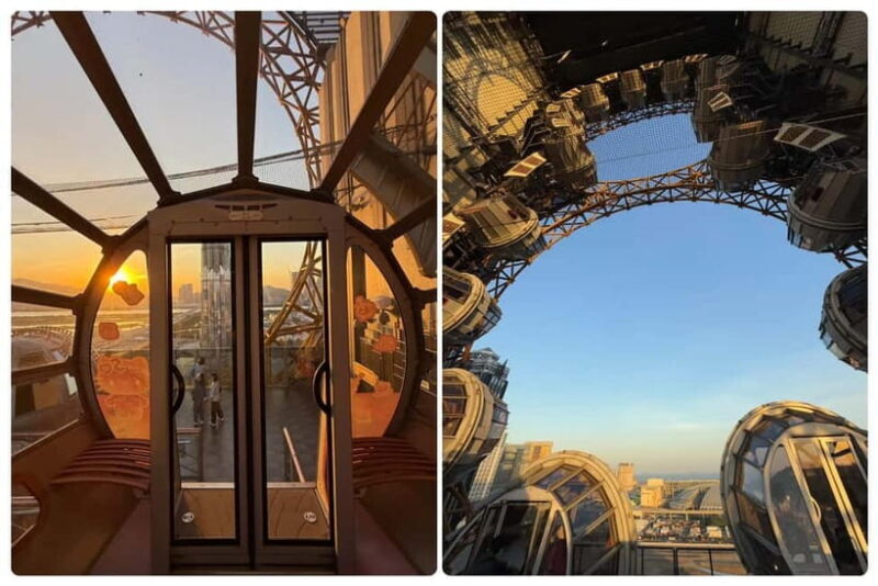 Macau: Worlds Only 8-Shaped Ferris Wheel - The Ride Experience