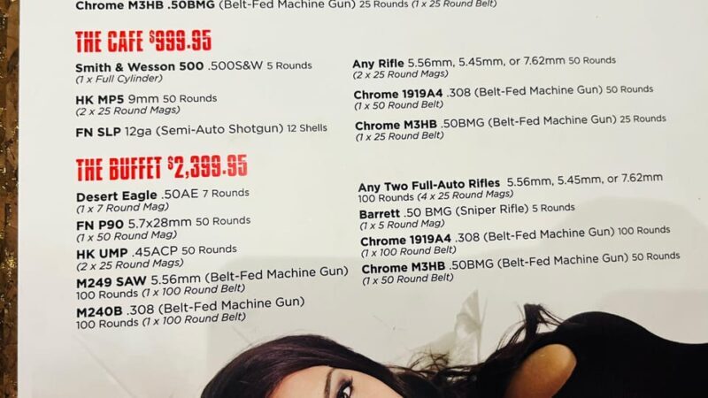 Machine Gun Shooting! - Practical Considerations