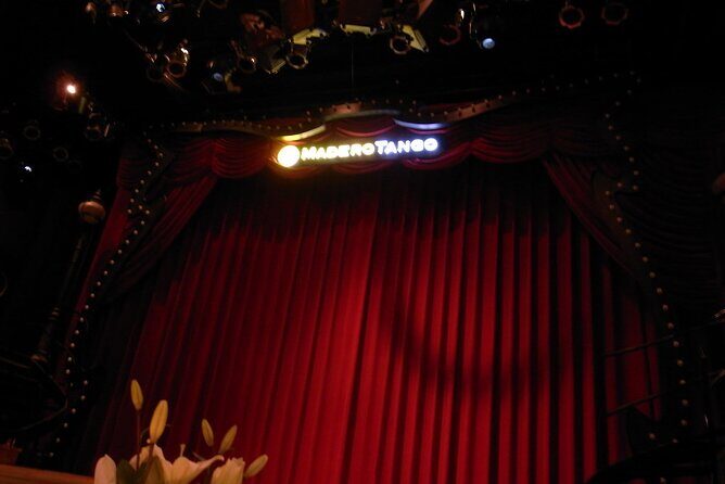 Madero Tango Show with Optional Dinner in Buenos Aires - The Dinner Option and Food