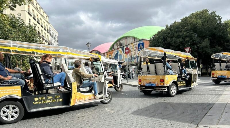 Madrid: Panoramic tour with Private guide in yellow Tuk Tuk - Exploring Madrid in a Yellow Tuk Tuk: A Practical Guide