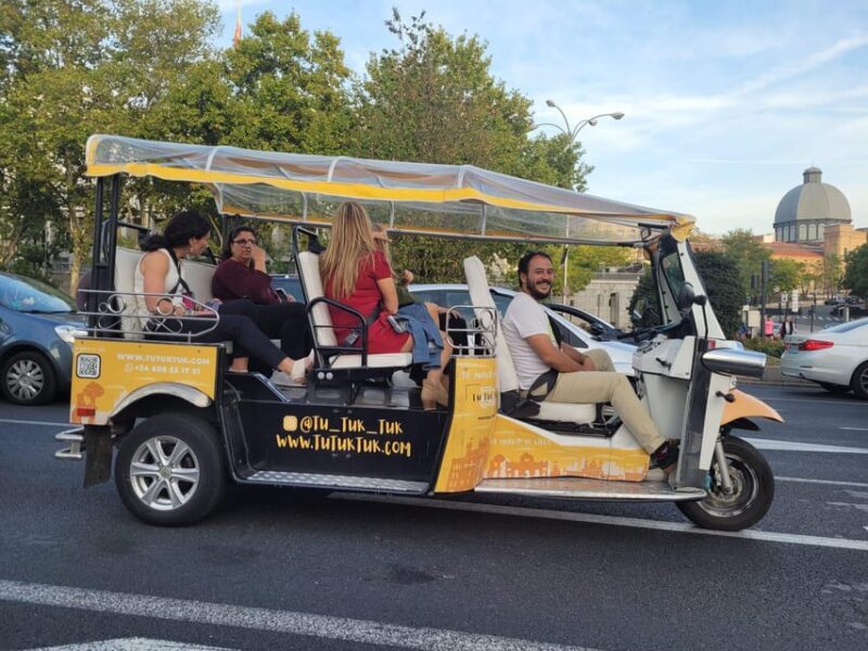 Madrid: Traditional Tour wh Private guide in yellow Tuk Tuk - Key Points