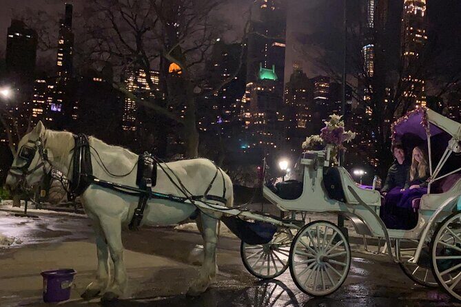 Magical Evening Horse-Drawn Carriage through NYC (65 min) - Key Points