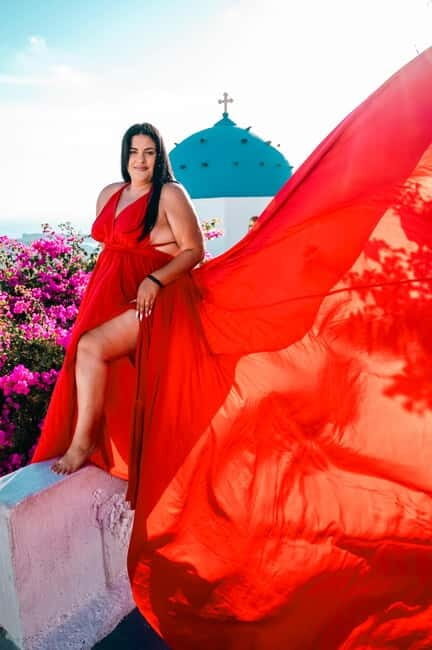 Magical Flying Dress Photoshoots in Oia or Imerovigli - The Practical Details