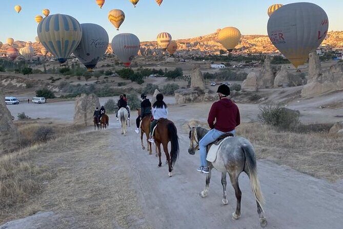 Magical horse ride with balloon in Cappadocia - Discover the Magic of Cappadocia on Horseback with Balloon Views