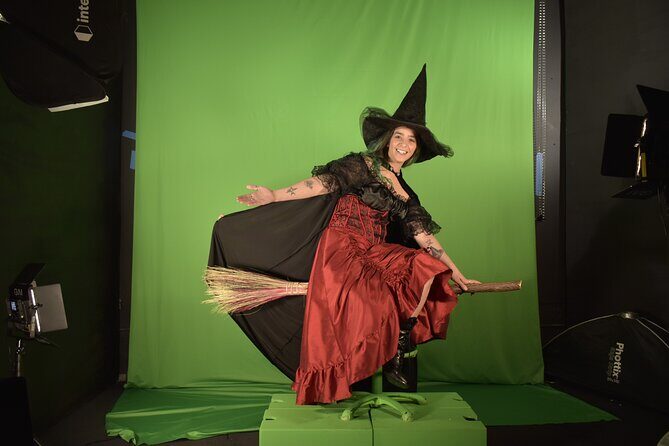 Magick Broom Costume Photography - Green Screen Technology - Key Points
