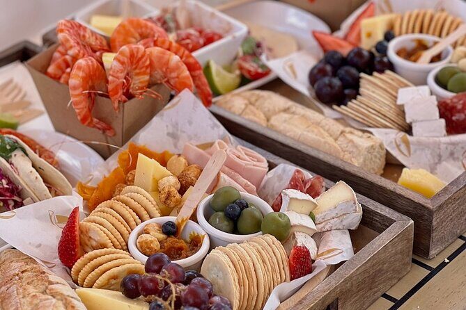 Magnetic Island Sailing Cruise ex Townsville - A Gourmet Grazing Platter with Local Flavors