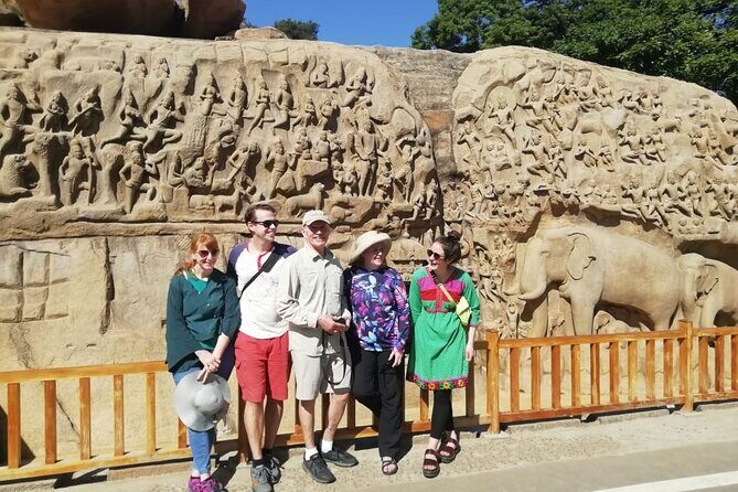 Mahabalipuram walking tour by tourism ministry approved company - Pandava Cave and Other Rock-Cut Temples