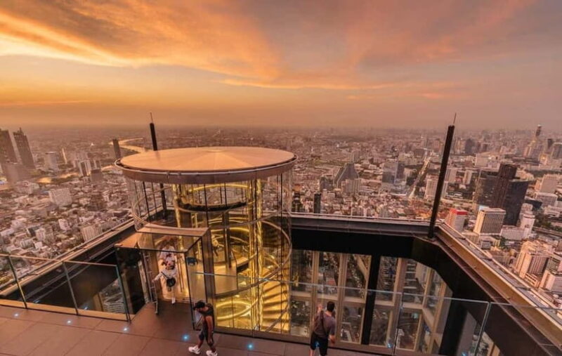 Mahanakhon SkyWalk Entry Ticket - Mahanakhon SkyWalk Entry Ticket: A clear view of Bangkok from a skyscraper