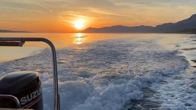 Makarska: Speedboat Sunset Tour to hidden bay on island Bra - What to Expect from the Speedboat Sunset Tour