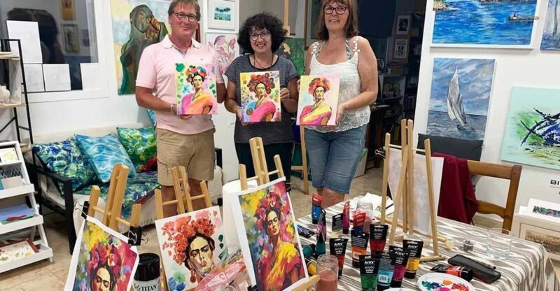 Mallorca/Porto Cristo: Paint your own Frida Kahlo - Key Points
