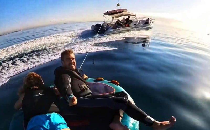 Mallorca: Private Watersports Boat. LUNCH Drinks SUP, Tubing - Mallorca: Private Watersports Boat. LUNCH Drinks SUP, Tubing