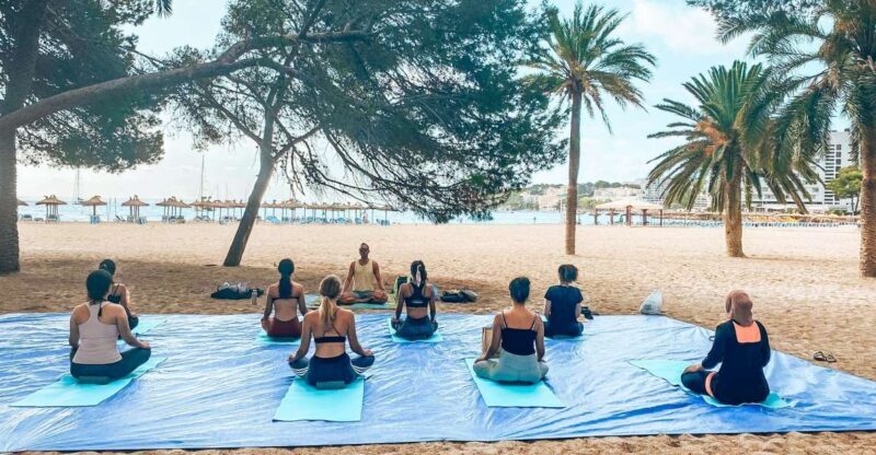 Mallorca: Yoga and Brunch on Palmanova Beach - The Itinerary in Detail